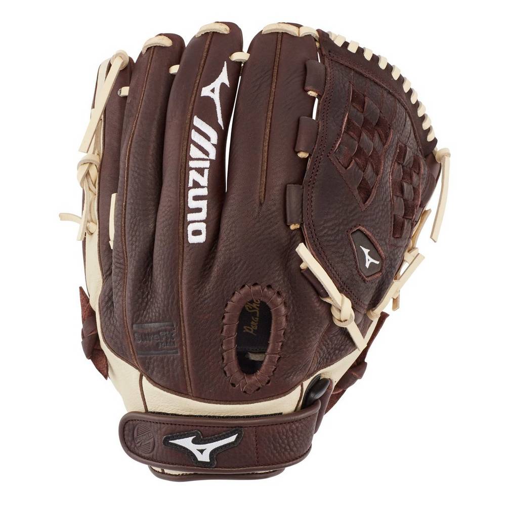 Womens Mizuno Franchise Series Fastpitch 12" Softball Gloves Coffee/Silver Philippines (TLOVED743)